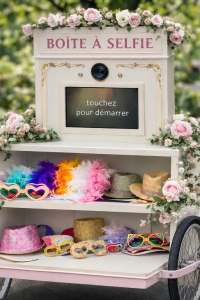 Photo de Triporteur Photobooth Vintage